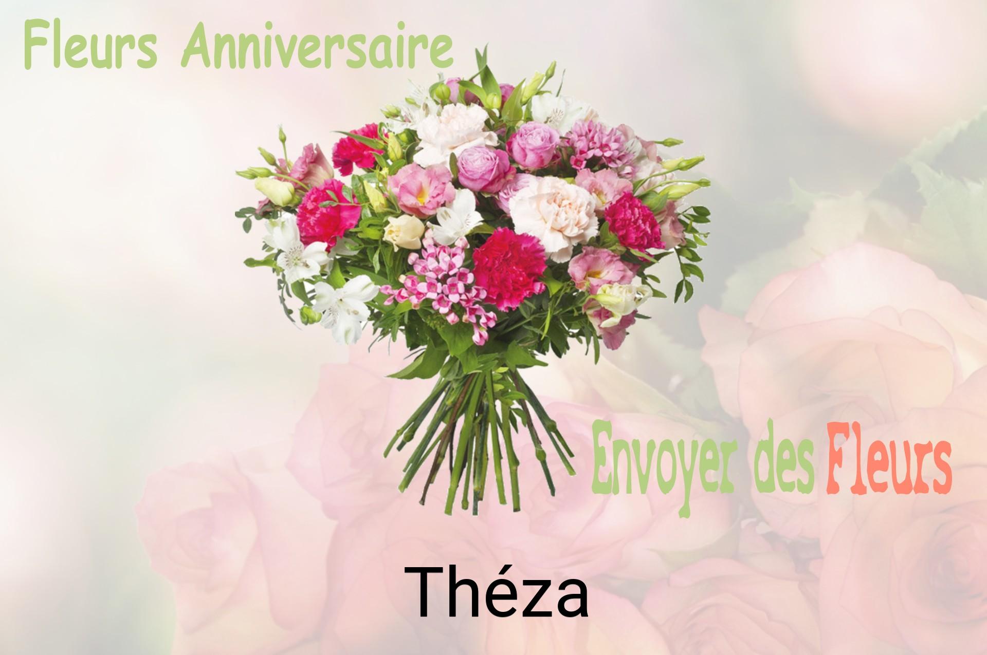 Bouquet de fleurs d’anniversaire livré à Théza